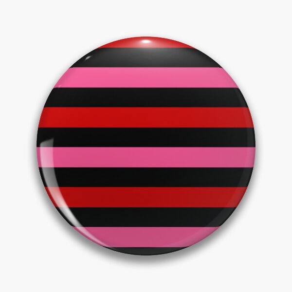 Item preview, Red And Pink Stripes Design Black  designed and sold by PatternTitan.