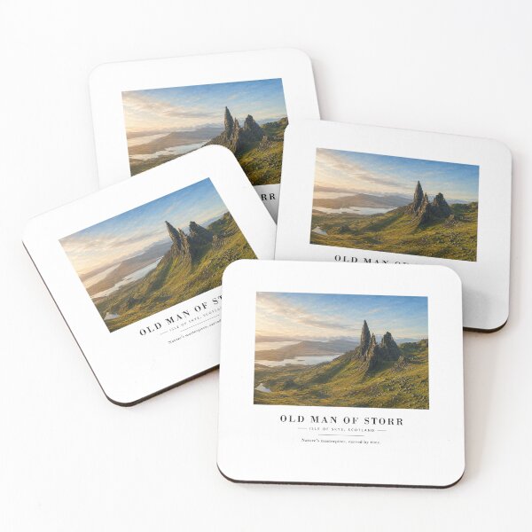 Item preview, Old Man of Storr Scotland Travel Art Print | Isle of Skye Landscape Poster designed and sold by Wandered North.