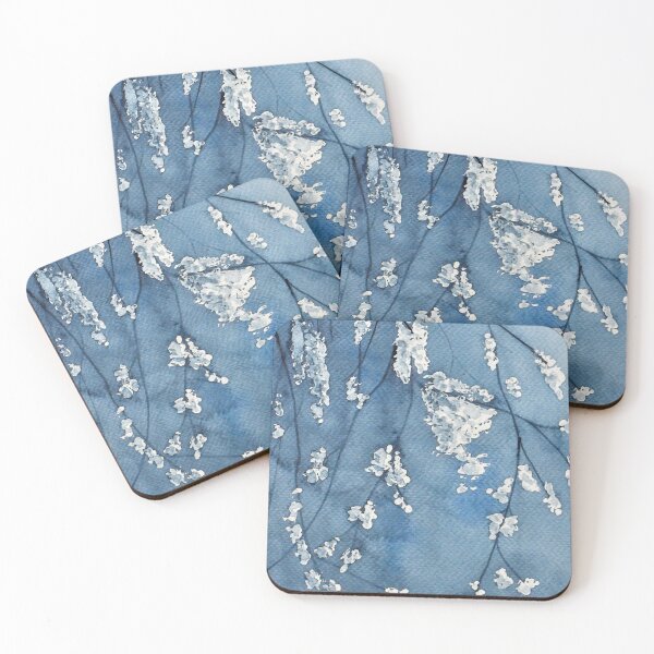 Item preview, Cherry tree blue designed and sold by TNT-Atelier.