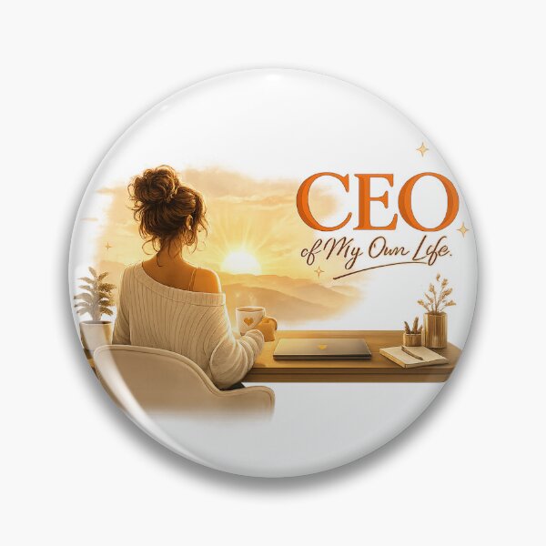 Item preview, CEO of my own life - Ambitious woman illustration designed and sold by ElleMind.