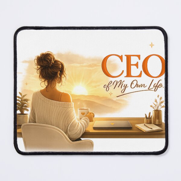 Item preview, CEO of my own life - Ambitious woman illustration designed and sold by ElleMind.