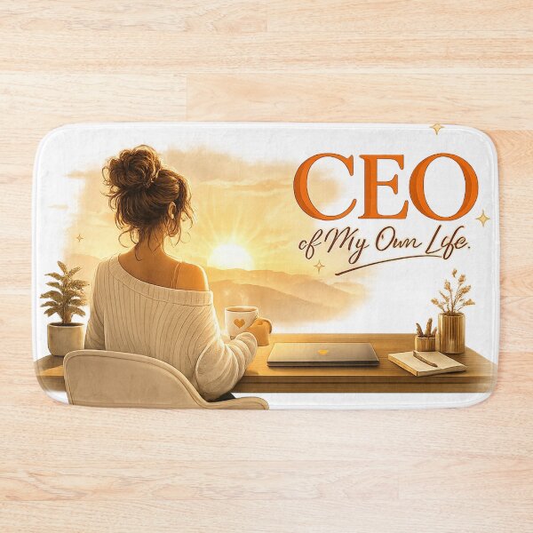 Item preview, CEO of my own life - Ambitious woman illustration designed and sold by ElleMind.