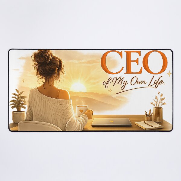Item preview, CEO of my own life - Ambitious woman illustration designed and sold by ElleMind.
