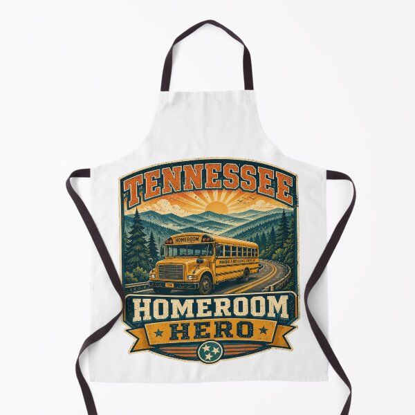 Item preview, Tennessee Homeroom Hero Retro Vintage School Bus Smoky Mountains designed and sold by Globalcitytees.