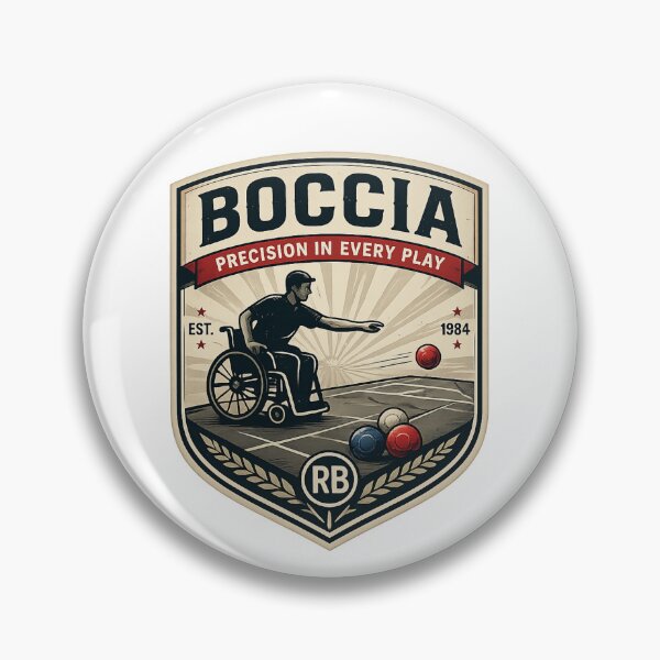 Item preview, Boccia Precision In Every Play designed and sold by Rhubarb Bridge Merch.