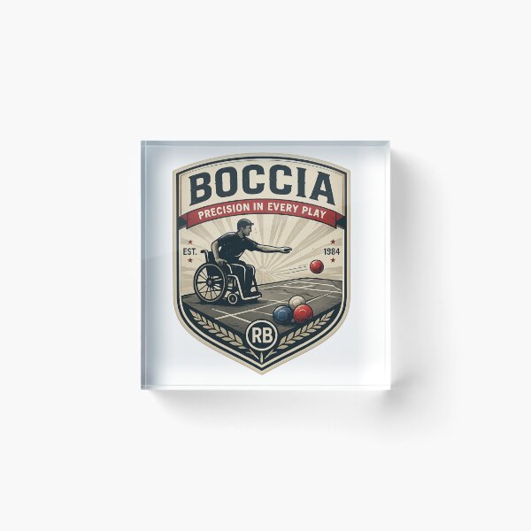 Item preview, Boccia Precision In Every Play designed and sold by Rhubarb Bridge Merch.