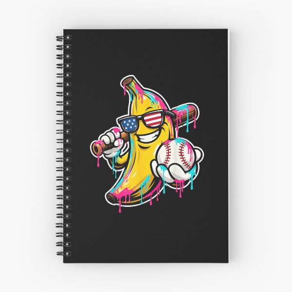 Item preview, Banana Baseball Player Funny Slugger Summer Sports designed and sold by Mind-Drift.
