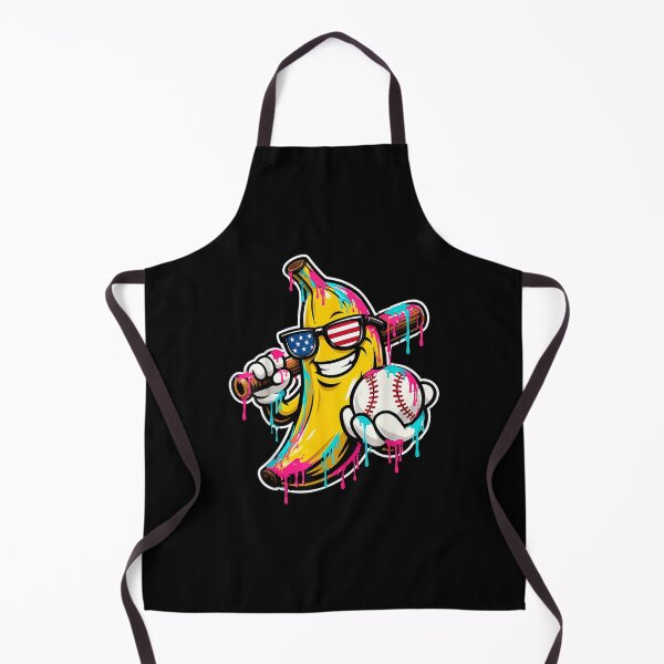 Item preview, Banana Baseball Player Funny Slugger Summer Sports designed and sold by Mind-Drift.