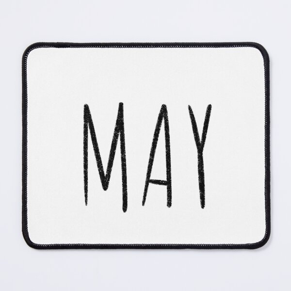 Item preview, Cute May Hand Lettered Typography Handwritten Monthly Artwork designed and sold by somimalikkk.