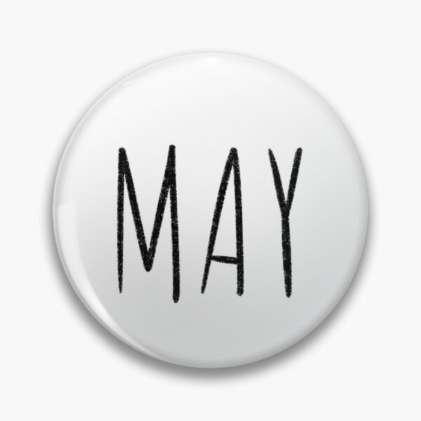 Item preview, Cute May Hand Lettered Typography Handwritten Monthly Artwork designed and sold by somimalikkk.