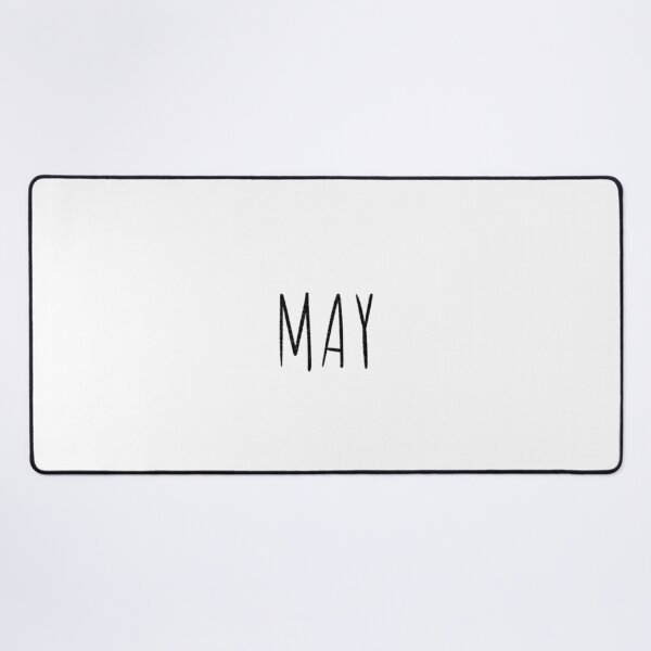 Item preview, Cute May Hand Lettered Typography Handwritten Monthly Artwork designed and sold by somimalikkk.