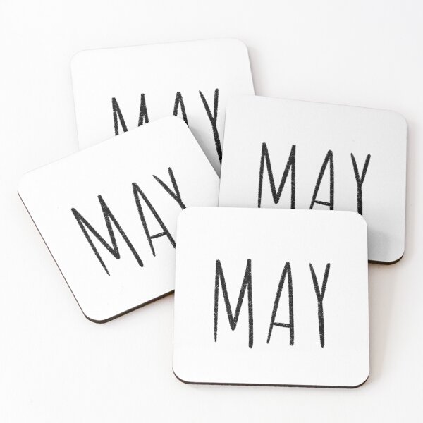 Item preview, Cute May Hand Lettered Typography Handwritten Monthly Artwork designed and sold by somimalikkk.