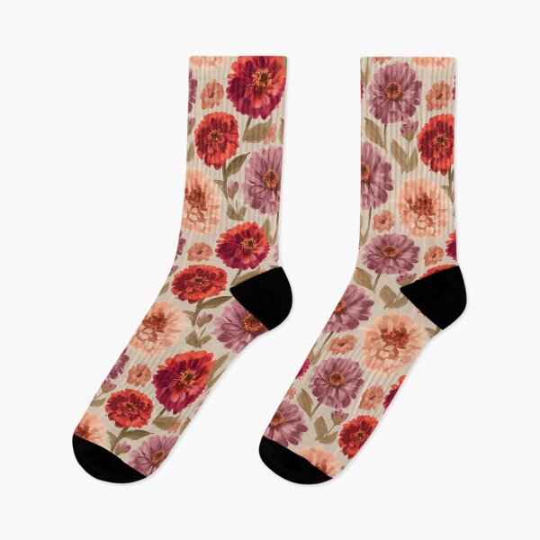 Item preview, Charming Zinnia Print - Flower Floral Pattern - Unique Gifts designed and sold by RoyalStarsPatts.