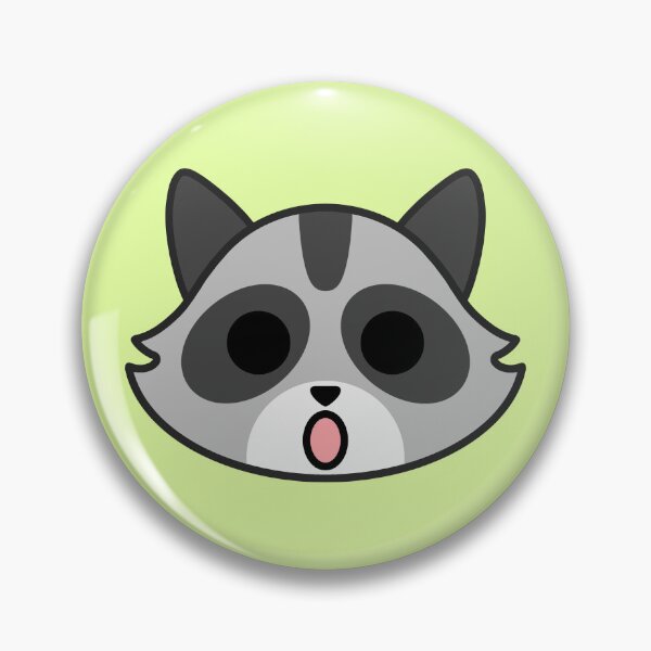 Item preview, Surprised Racoon designed and sold by ScarletLilyShop.