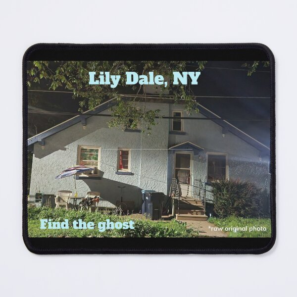 Item preview, Unretouched Photo of Ghost in Lily Dale, NY designed and sold by Where Troubles Melt Like Lemon Drops.