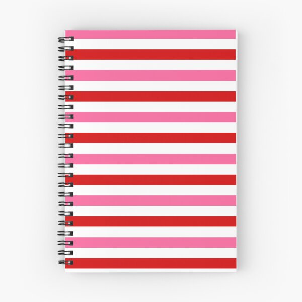 Item preview, Red And Pink Stripes Design White  designed and sold by PatternTitan.