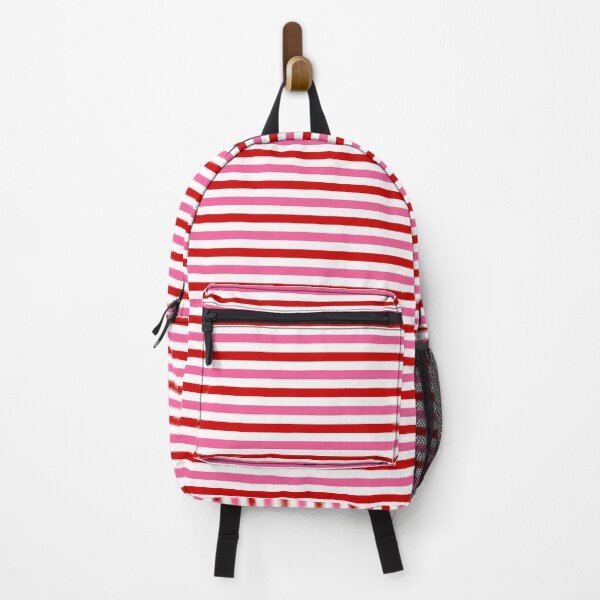 Item preview, Red And Pink Stripes Design White designed and sold by PatternTitan.