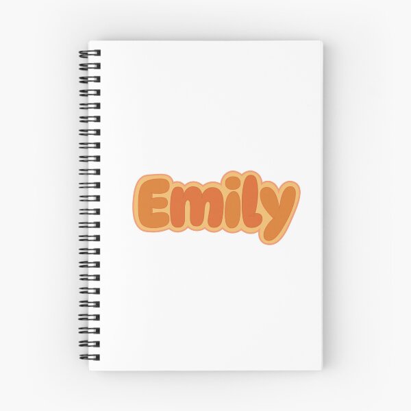 Item preview, 3D vintage orange name: Emily designed and sold by boosterdoodle.