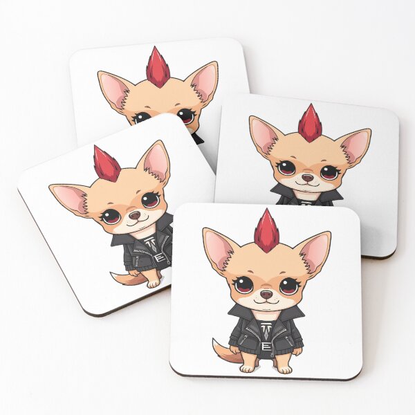 Item preview, Punk Chihuahua Cartoon Illustration designed and sold by Agnisherl.