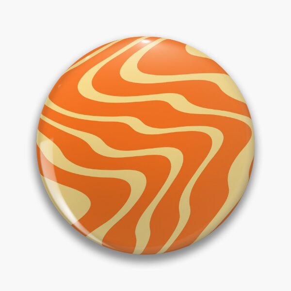 Item preview, Retro Orange Swirl Liquid Pattern designed and sold by jianina-alondra.