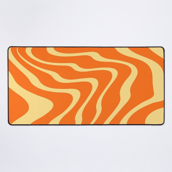 Item preview, Retro Orange Swirl Liquid Pattern designed and sold by jianina-alondra.