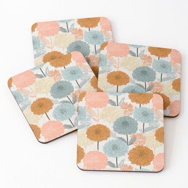 Item preview, Petaled Zinnia  - Botanical Garden Pattern - Unique Gifts For Men designed and sold by RoyalStarsPatts.