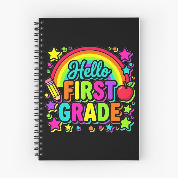 Item preview, Hello First Grade — Rainbow Colorful Back To School Teacher Shirt  designed and sold by Uglyandcute.