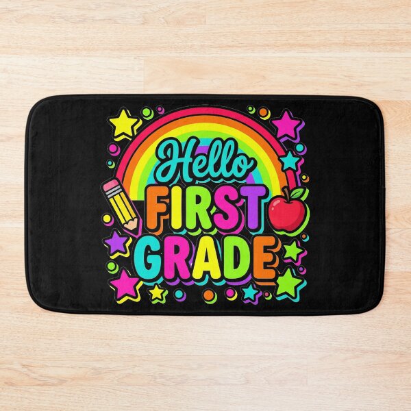 Item preview, Hello First Grade — Rainbow Colorful Back To School Teacher Shirt  designed and sold by Uglyandcute.