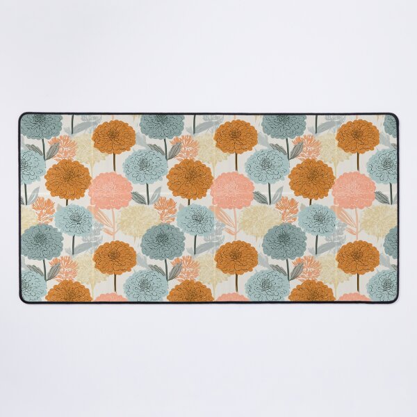 Item preview, Petaled Zinnia  - Botanical Garden Pattern - Unique Gifts For Men designed and sold by RoyalStarsPatts.
