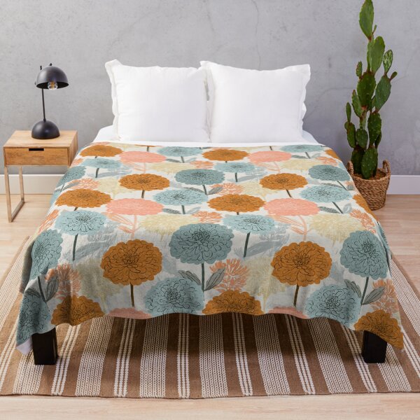 Item preview, Petaled Zinnia - Botanical Garden Pattern - Unique Gifts For Men designed and sold by RoyalStarsPatts.