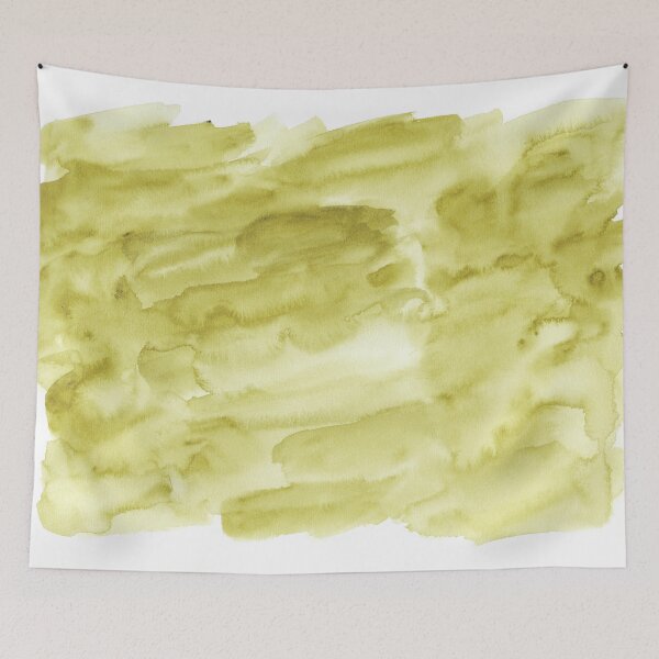 Aperçu de l'œuvre Texture aquarelle vert olive créée et vendue par Akwarelki.