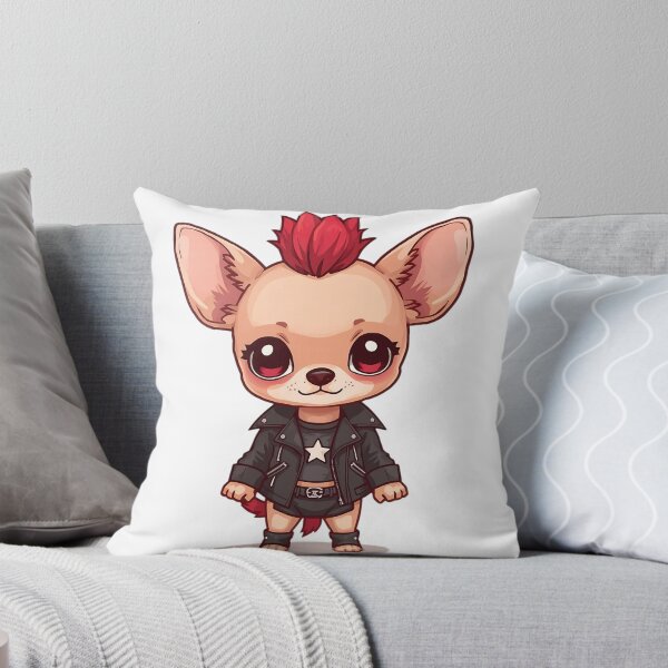 Item preview, Punk Chihuahua Cartoon Illustration designed and sold by Agnisherl.