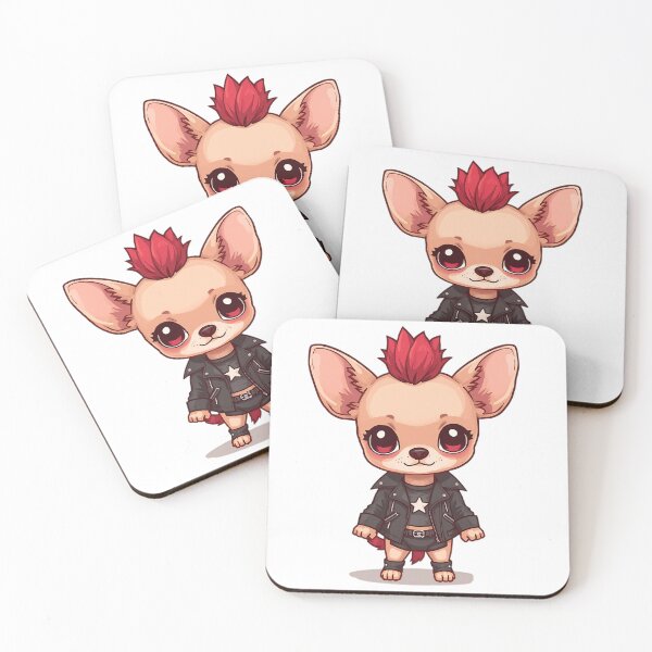 Item preview, Punk Chihuahua Cartoon Illustration designed and sold by Agnisherl.