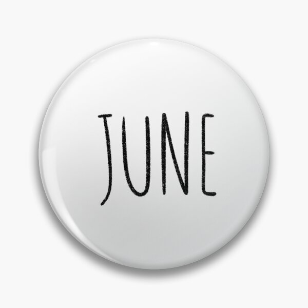Item preview, Cute June Hand Lettered Typography Handwritten Monthly Artwork designed and sold by somimalikkk.