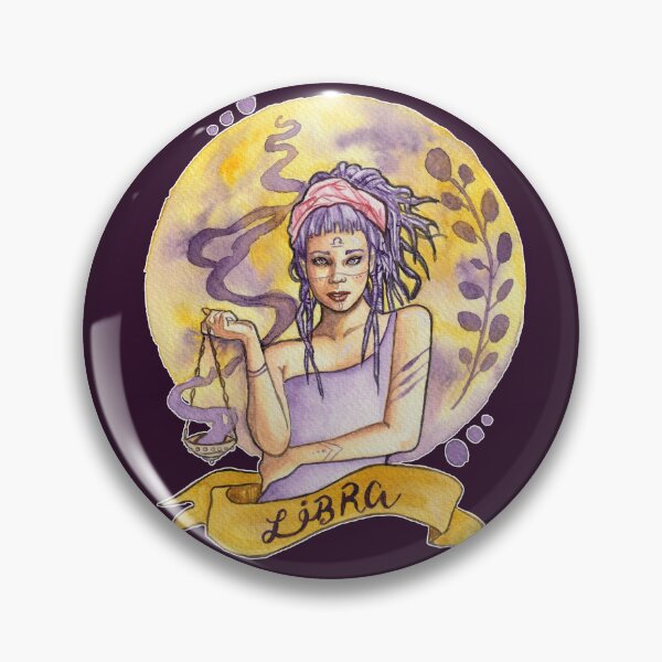 Item preview, Libra Zodiac Sign Celestial Air Element Magic Art designed and sold by esmavart.
