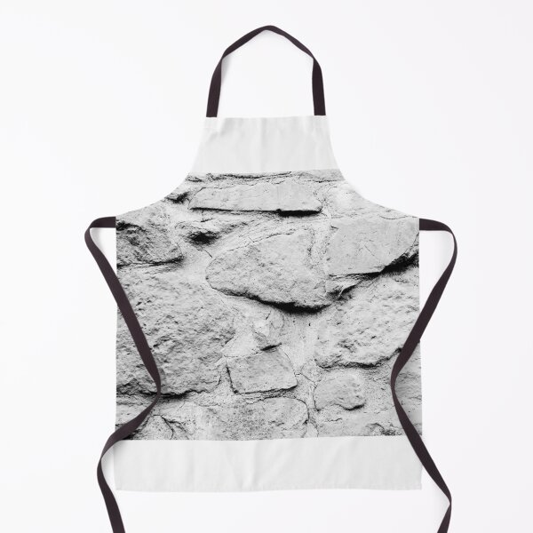 Item preview, Rough Stone Wall Texture With Weathered Masonry Surface in Black and White Closeup designed and sold by Nmallia.