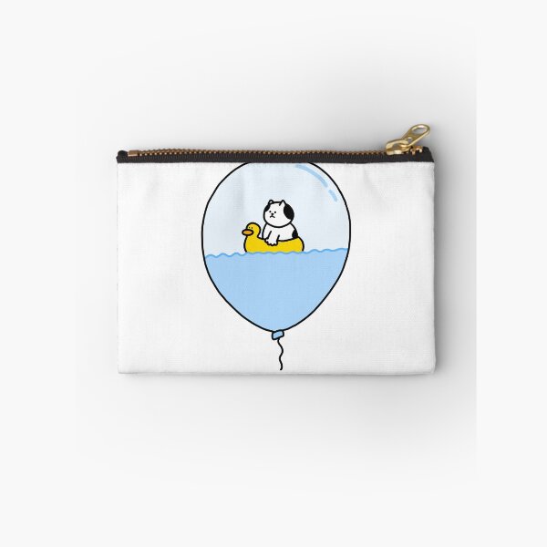 Item preview, a Cat on a duck float inside a balloon designed and sold by superbaechoo.
