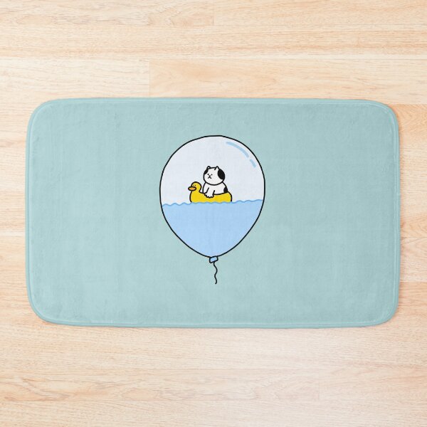 Item preview, a Cat on a duck float inside a balloon designed and sold by superbaechoo.