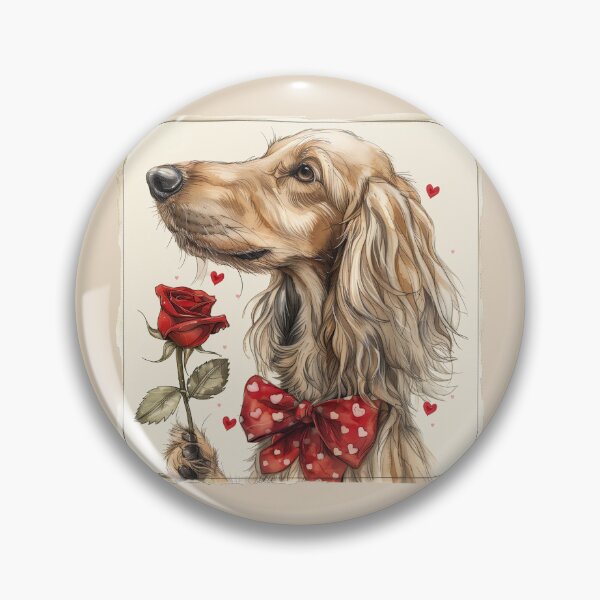 Item preview, Elegant Afghan Hound with a Rose designed and sold by Erika Kaisersot.