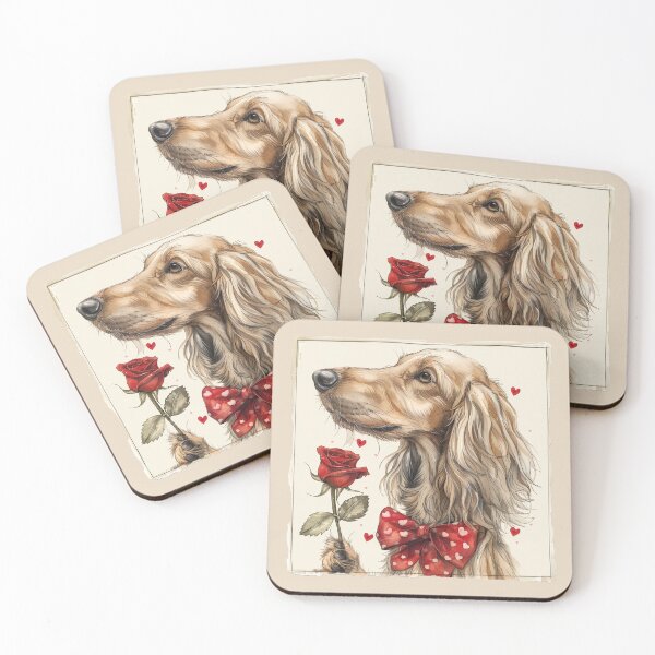 Item preview, Elegant Afghan Hound with a Rose designed and sold by Erika Kaisersot.