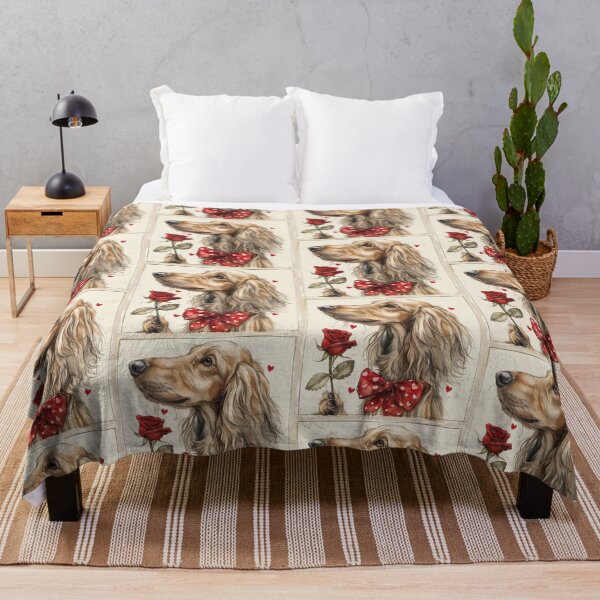 Item preview, Elegant Afghan Hound with a Rose designed and sold by Erika Kaisersot.