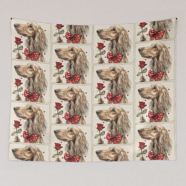 Item preview, Elegant Afghan Hound with a Rose designed and sold by Erika Kaisersot.