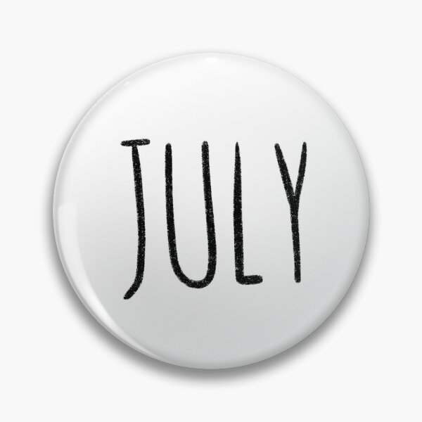 Item preview, Cute July Hand Lettered Typography Handwritten Monthly Artwork designed and sold by somimalikkk.