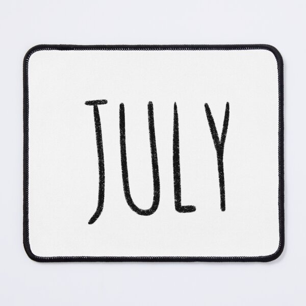 Item preview, Cute July Hand Lettered Typography Handwritten Monthly Artwork designed and sold by somimalikkk.