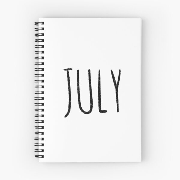 Item preview, Cute July Hand Lettered Typography Handwritten Monthly Artwork designed and sold by somimalikkk.