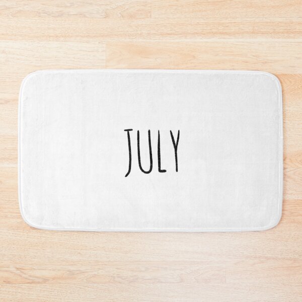 Item preview, Cute July Hand Lettered Typography Handwritten Monthly Artwork designed and sold by somimalikkk.