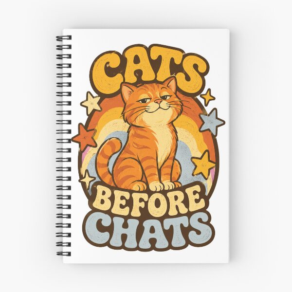 Item preview, Cats Before Chats — Funny Retro Cat Lover Design designed and sold by Miauau Studio.