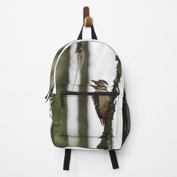 Item preview, A gray day. Great Spotted Woodpecker designed and sold by Jouko Lehto Photography.
