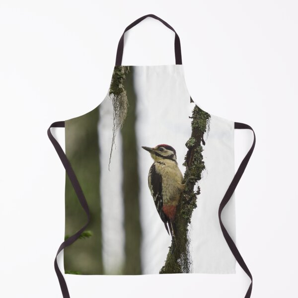 Item preview, A gray day. Great Spotted Woodpecker designed and sold by Jouko Lehto Photography.