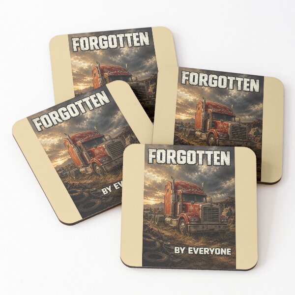 Item preview, Forgotten By Everyone – Vintage Abandoned Semi Truck Art designed and sold by NomadForge.
